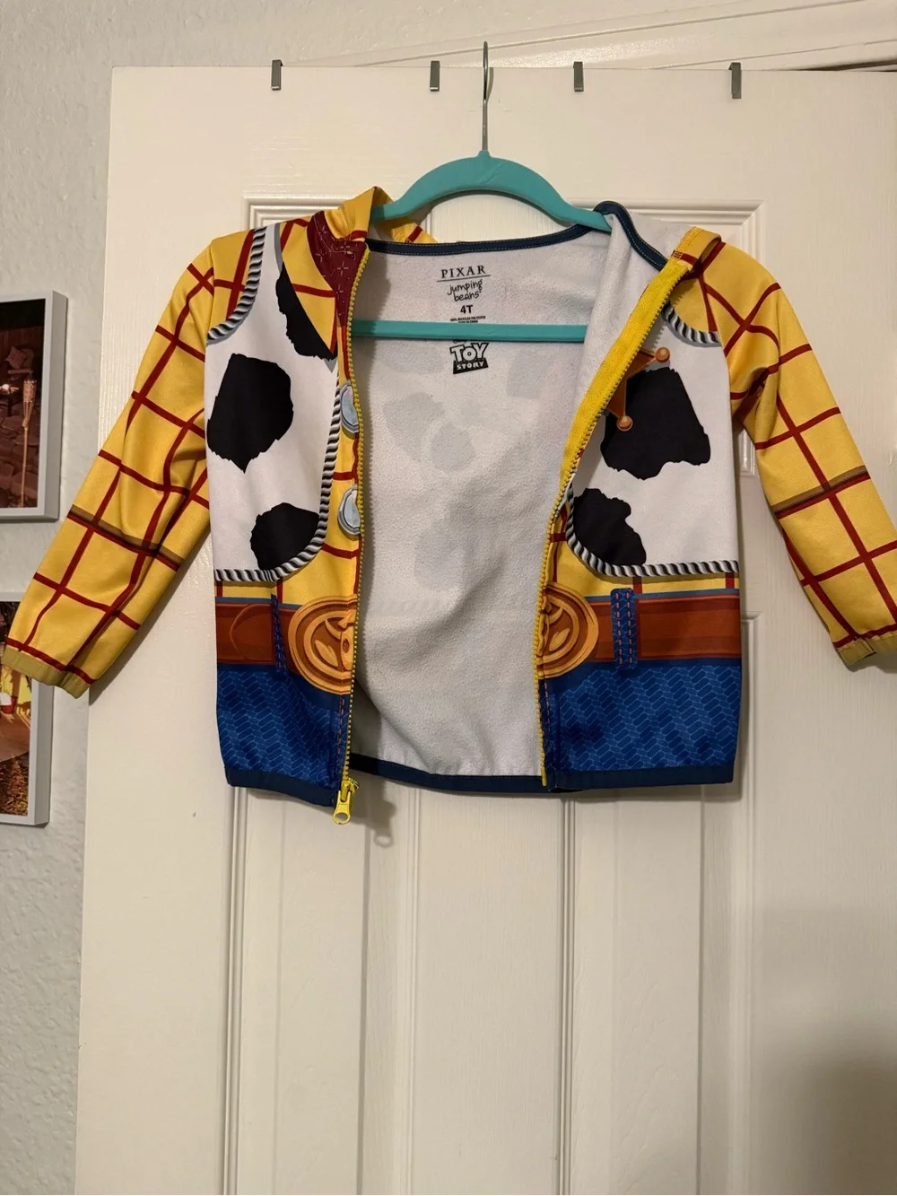 jumping beans Yellow Red Blue Kids Sheriff Hoodie Costume Jacket
